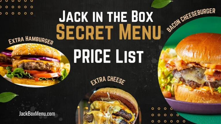 Jack in the Box Secret Menu and Price List Updated 2024